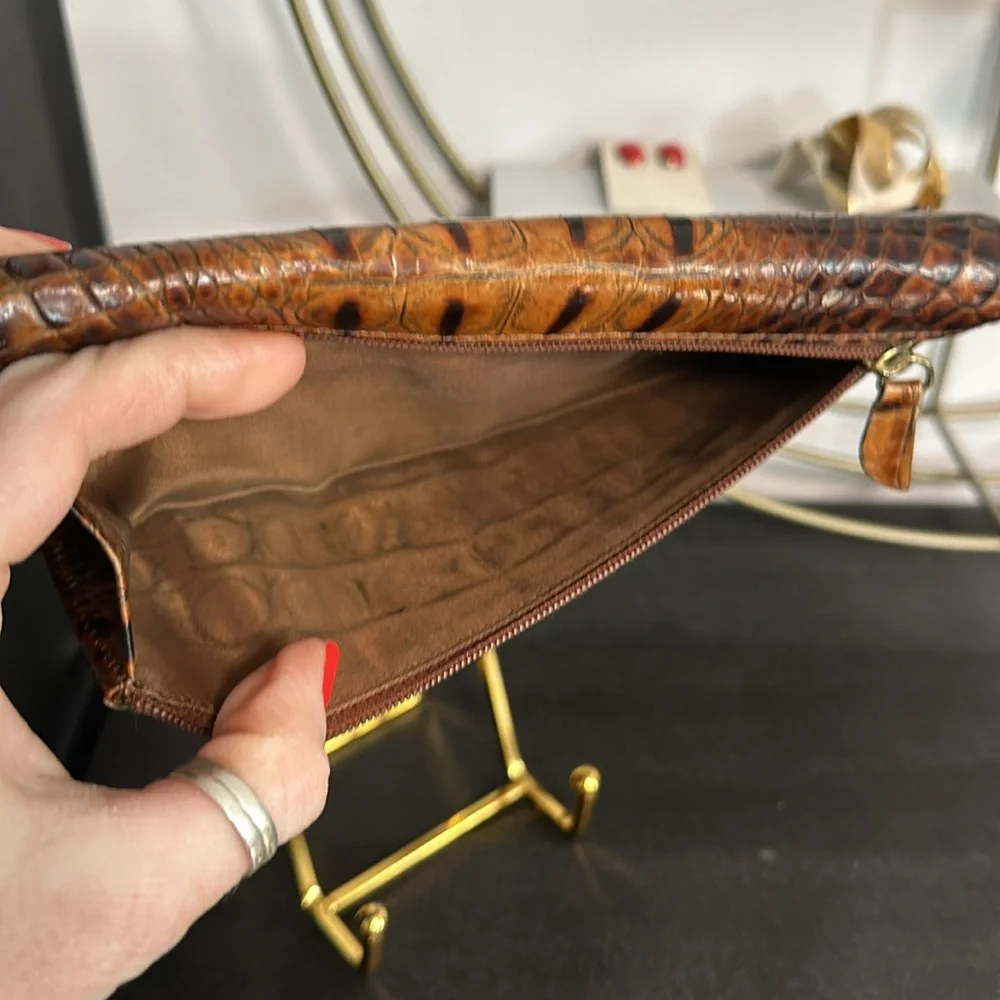 Vintage Authentic Brahmin Annabelle Tricolor Leather Wallet. - Picture 8 of 9